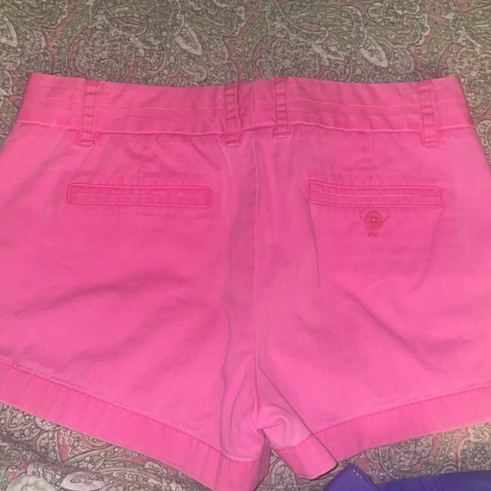J. Crew Chino, broken-in shorts, sz.8, pink - Picture 2 of 4